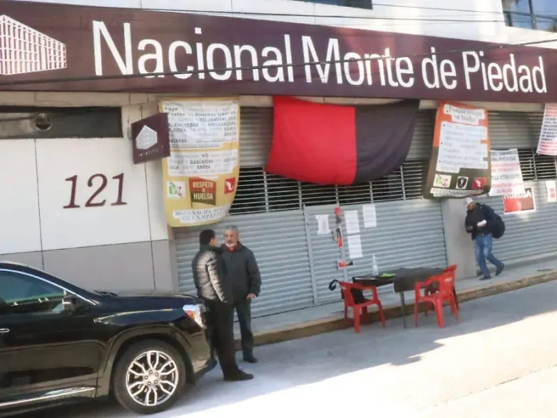 Tras 95 días de huelga, trabajadores del Monte de Piedad esperan audiencia clave el 6 de enero