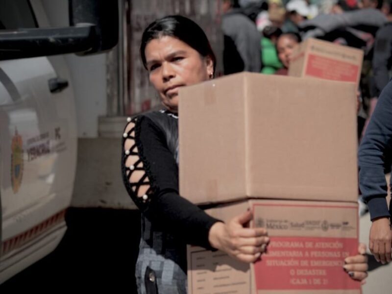 Entre el frío y la esperanza, apoyos invernales llegan a comunidades de Huayacocotla con la Caravana Abrigando Corazones
