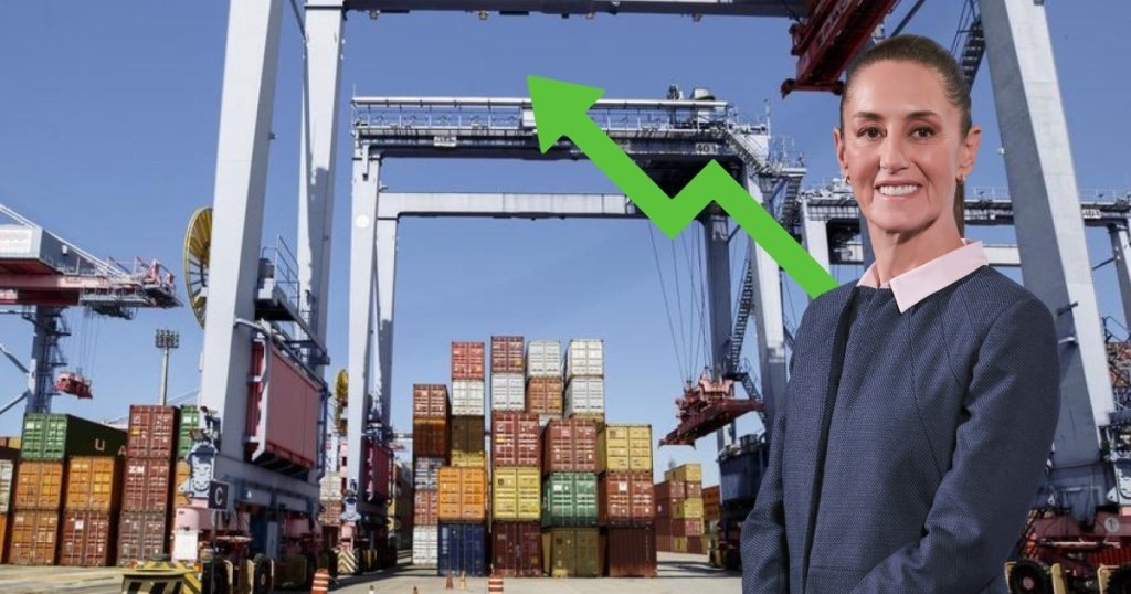 Con Sheinbaum, exportaciones alcanzan niveles récord en 2025