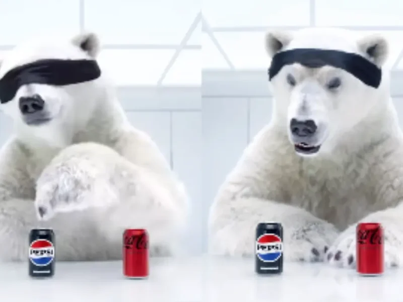 Pepsi revive guerra publicitaria con Coca-Cola (y traumatizó a un oso polar en el proceso)