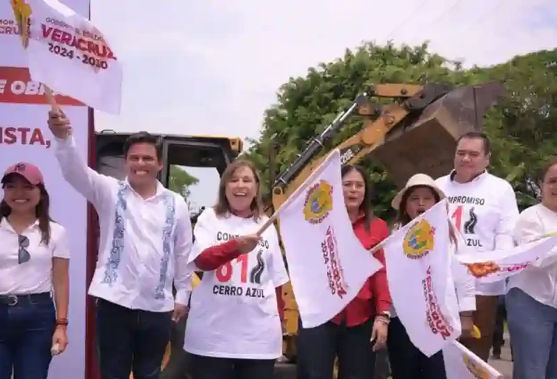 Cumple Rocío Nahle compromiso 81; inicia construcción de la carretera de Cerro Azul a la autopista