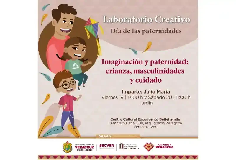 Con laboratorio creativo promueve SECVER paternidad responsable