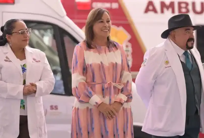 Concluye Gobernadora entrega de ambulancias para fortalecer la red hospitalaria estatal