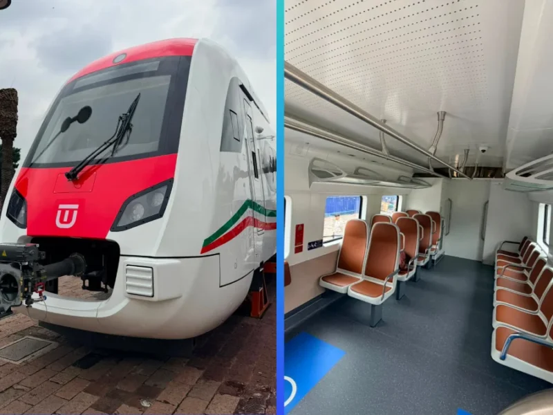 Dan ‘probadita’ del Tren México-Pachuca: exhiben vagón en Buenavista, ¿y cómo van las obras?
