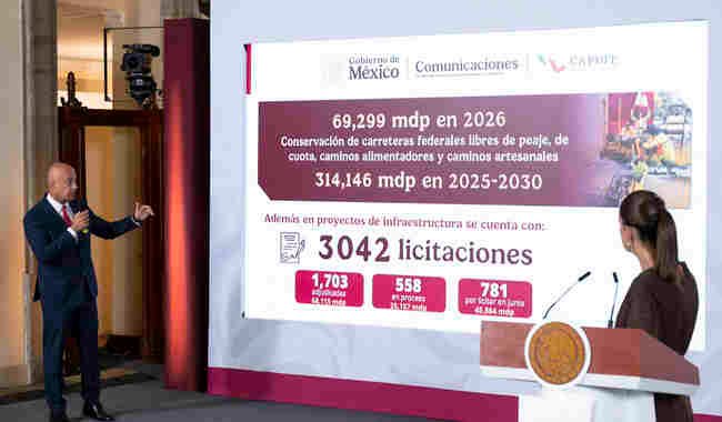 Son obras que generan transformaciones: Presidenta; este año se beneficiará a 327 mil personas con construcción de caminos artesanales