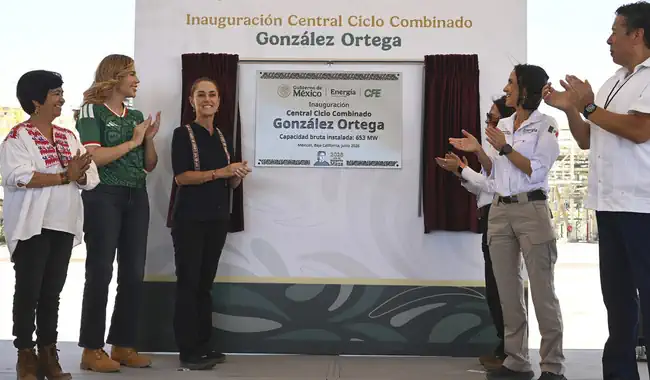 La producción de energía tiene que garantizar la soberanía nacional: Presidenta inaugura Central Ciclo Combinado de CFE en Mexicali