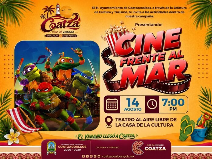 Cine Frente al Mar y exposición de grabado destacan entre las actividades de “Coatza Vive el Verano”