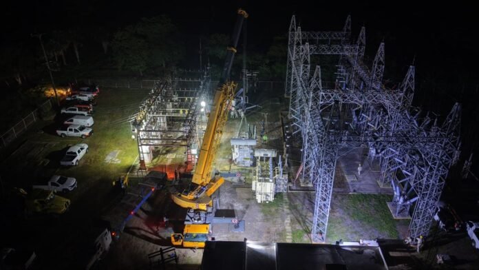 Aumenta la capacidad en la subestación Piedras Negras en Tlalixcoyan