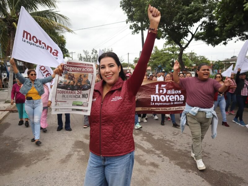 Zoraya Villacis recorre Río Medio y llama a fortalecer el trabajo territorial de Morena